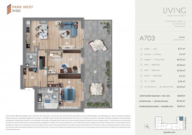 Eladó téglalakás, Budapesten, XIII. kerületben, Szabolcs utcában
