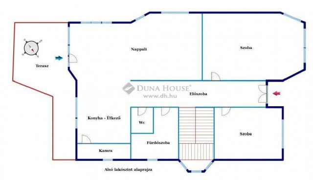 Eladó családi ház, Dunaharasztin 129 M Ft, 9 szobás