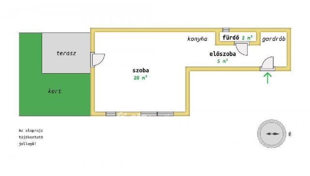 Eladó téglalakás, Budapesten, II. kerületben 59.9 M Ft, 1 szobás