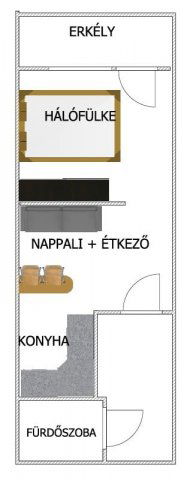 Eladó panellakás, Budapesten, XI. kerületben 64 M Ft, 1 szobás