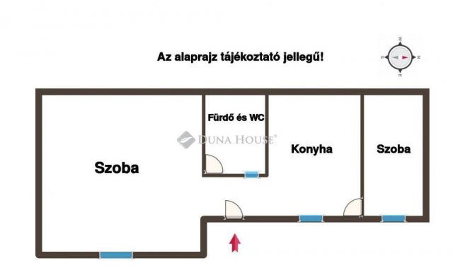 Eladó téglalakás, Nagykanizsán 32.5 M Ft, 2 szobás