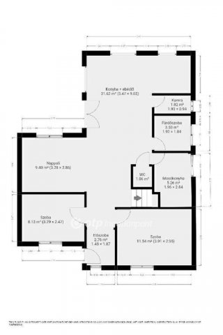 Eladó családi ház, Mezőkövesden 89 M Ft, 3+3 szobás