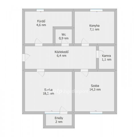 Eladó téglalakás, Szekszárdon 41 M Ft, 2 szobás