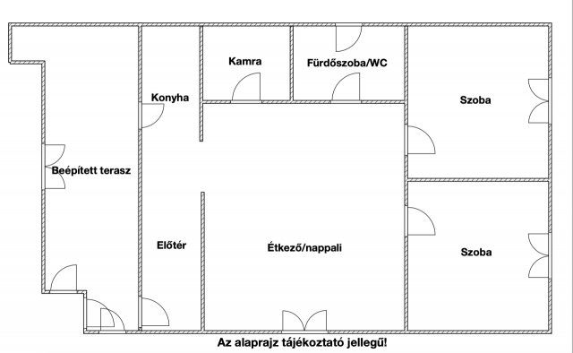 Eladó családi ház, Kiskunlacházán 73.9 M Ft, 2 szobás