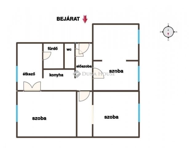 Eladó panellakás, Veszprémben 55 M Ft, 2+1 szobás