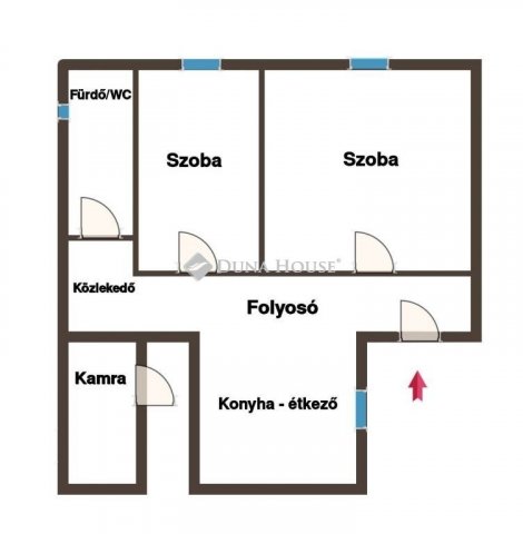 Eladó családi ház, Katymáron 13 M Ft, 2 szobás