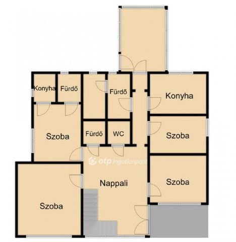 Kiadó családi ház, albérlet, Hajdúszoboszlón 800 E Ft / hó