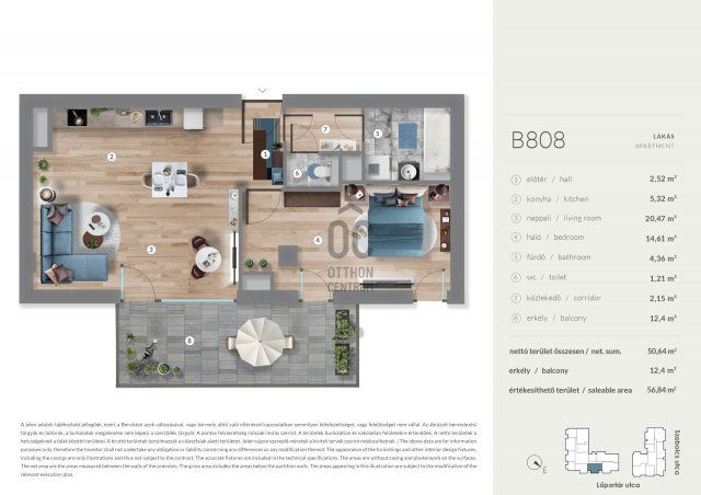 Eladó téglalakás, Budapesten, XIII. kerületben 107.99 M Ft
