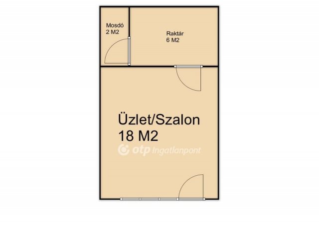 Eladó üzlethelyiség, Nyíregyházán 12.9 M Ft