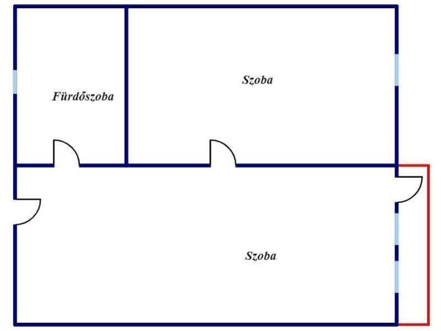 Eladó téglalakás, Berettyóújfaluban 22.9 M Ft, 1+1 szobás