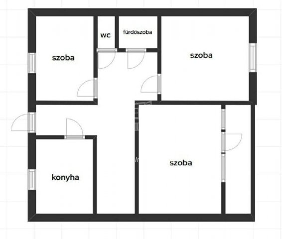 Eladó téglalakás, Cegléden 47.5 M Ft, 3 szobás