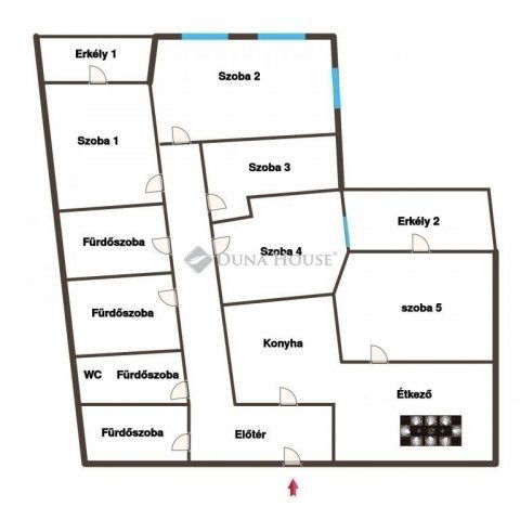 Eladó téglalakás, Budapesten, VII. kerületben 230 M Ft, 6 szobás