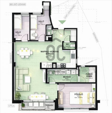 Eladó téglalakás, Budapesten, XII. kerületben 169.99 M Ft