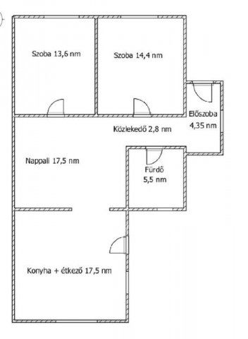 Eladó ikerház, Ajkán 65 M Ft, 2 szobás / költözzbe.hu