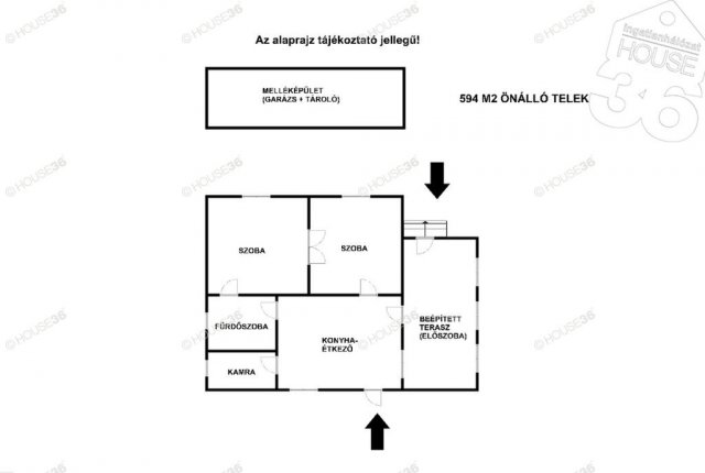 Eladó családi ház, Kecskeméten 52.9 M Ft, 2 szobás