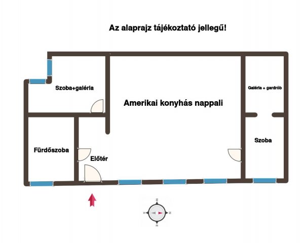 Eladó téglalakás, Budapesten, VIII. kerületben 105 M Ft
