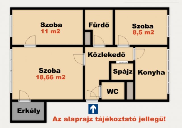 Eladó panellakás, Kiskunhalason 32.5 M Ft, 3 szobás