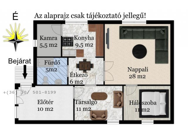 Eladó családi ház, Debrecenben 78.9 M Ft, 3 szobás