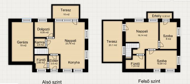 Eladó ikerház, Csömörön 139.9 M Ft, 5 szobás