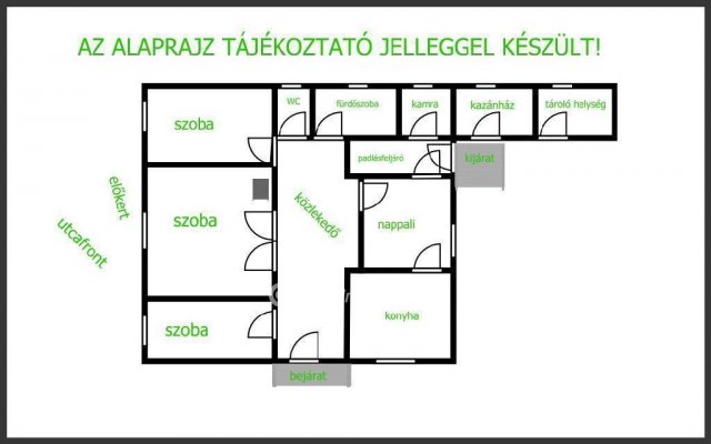 Eladó családi ház, Tiszavasváriban 23.9 M Ft, 2+1 szobás