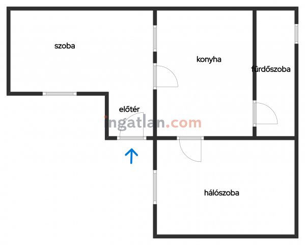 Eladó téglalakás, Budapesten, XX. kerületben 45.5 M Ft, 2 szobás