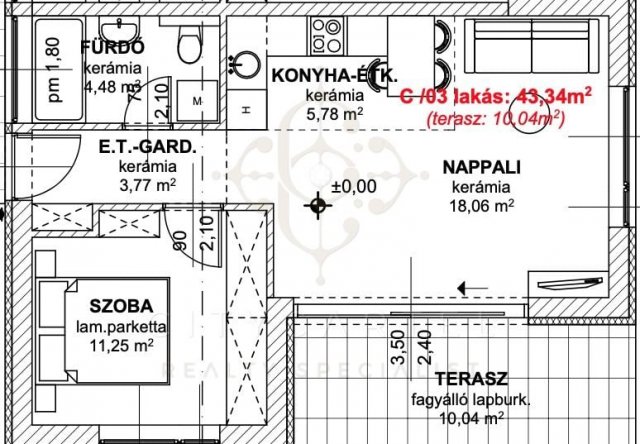 Eladó téglalakás, Balatonlelleén 61.2 M Ft, 2 szobás
