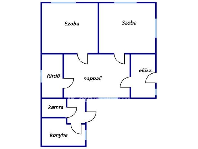 Eladó családi ház, Mezőszemerén 8 M Ft, 2 szobás