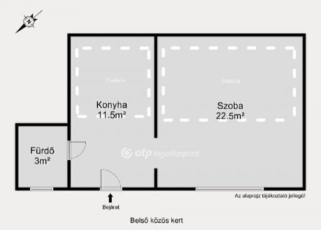 Eladó téglalakás, Budapesten, XIII. kerületben 44.9 M Ft