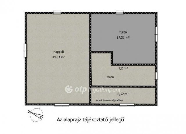 Eladó családi ház, Makádon 22.5 M Ft, 1 szobás