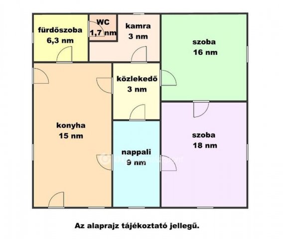 Eladó családi ház, Tiszapüspökin 11.5 M Ft, 2 szobás