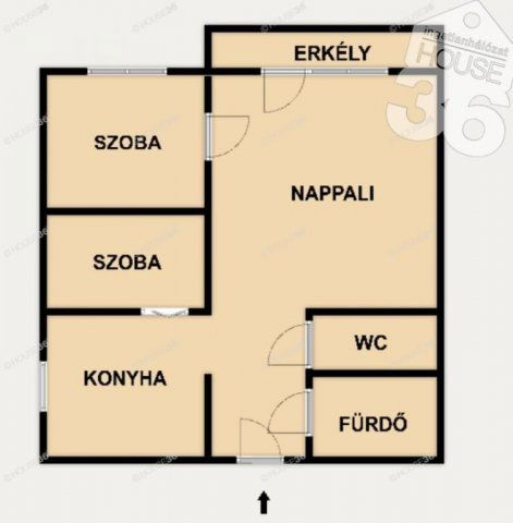 Eladó téglalakás, Szekszárdon 48.5 M Ft, 3 szobás