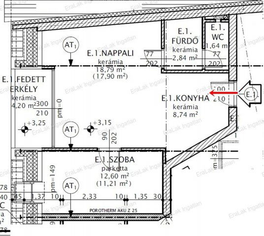 Eladó téglalakás, Jánossomorján 42.875 M Ft, 2 szobás