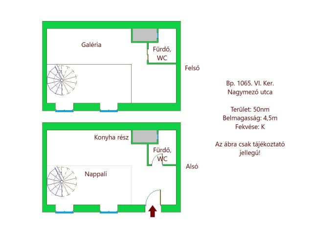 Kiadó téglalakás, albérlet, VI. kerületben, Nagymező utcában