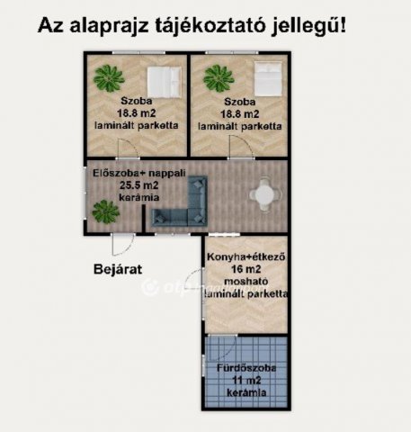 Eladó családi ház, Ikrényen 62.9 M Ft, 3 szobás