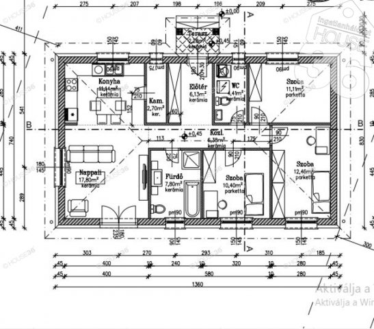 Eladó családi ház, Kecskeméten 82.9 M Ft, 4 szobás