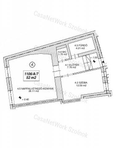 Eladó téglalakás, Szolnokon 79.9 M Ft, 2 szobás