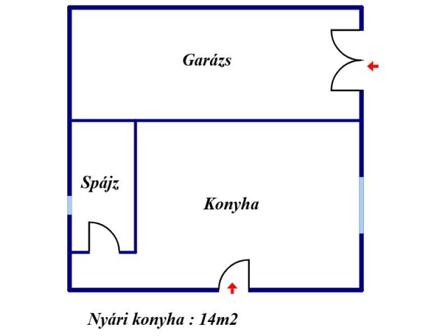 Eladó családi ház, Sárospatakon 16.9 M Ft, 2 szobás