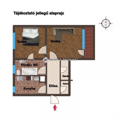 Eladó téglalakás, Kalocsán 22.5 M Ft, 2 szobás
