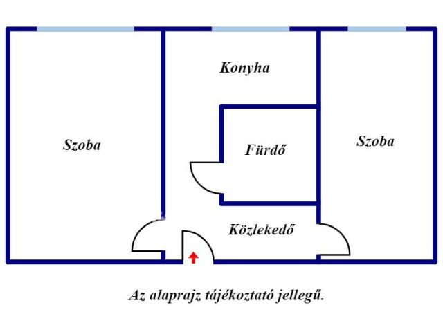Eladó panellakás, Szegeden 45.5 M Ft, 2 szobás