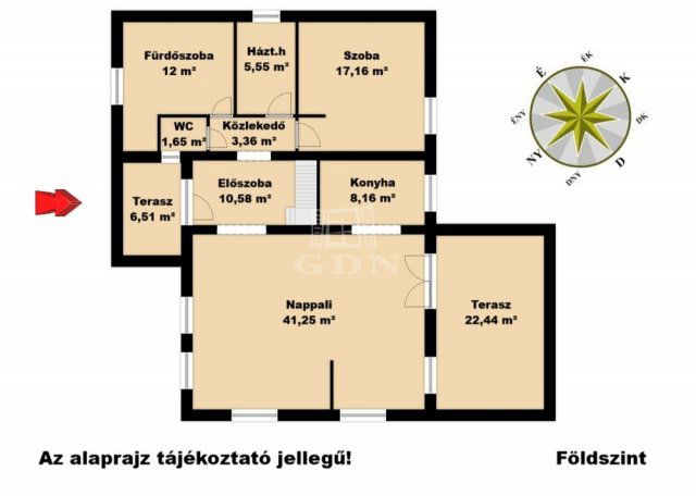 Eladó családi ház, Tápiószecsőn 69.9 M Ft, 4 szobás