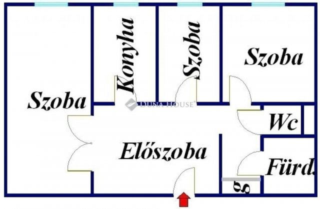 Eladó panellakás, Budapesten, IV. kerületben 74.9 M Ft, 3 szobás