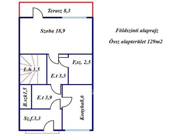 Eladó sorház, Sárospatakon 32.9 M Ft, 3 szobás