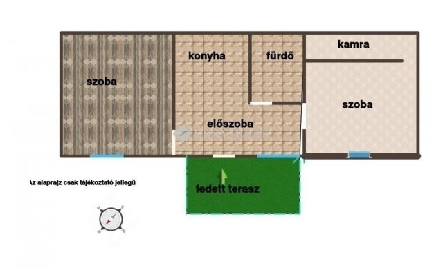Eladó családi ház, Alsónémediben 52.9 M Ft, 2 szobás