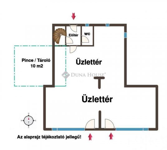 Kiadó üzlethelyiség, Budapesten, III. kerületben 650 E Ft / hó