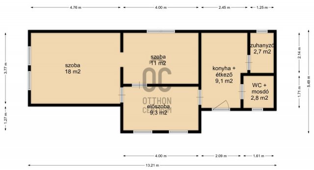 Eladó családi ház, Halogyon 3.2 M Ft, 2 szobás