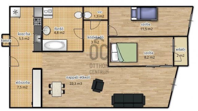 Eladó téglalakás, Budapesten, XIII. kerületben, Mór utcában