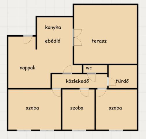 Eladó téglalakás, Győrött 69.5 M Ft, 4 szobás