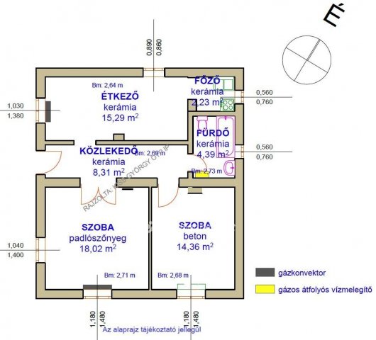 Eladó családi ház, Poroszlón 26 M Ft, 2 szobás
