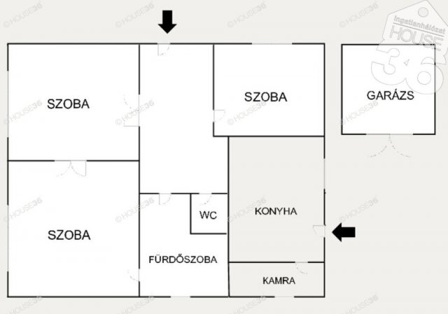 Eladó családi ház, Szabadszálláson 28.5 M Ft, 3 szobás