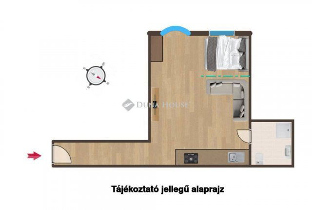 Eladó téglalakás, Budapesten, V. kerületben 68.99 M Ft, 1 szobás